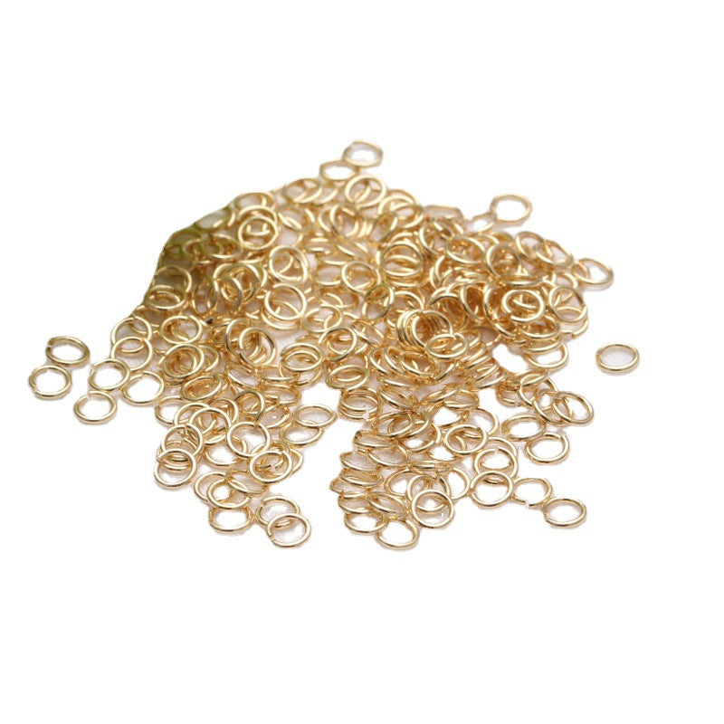 14K Pack Broken Ring Color Retention Diy Ornament