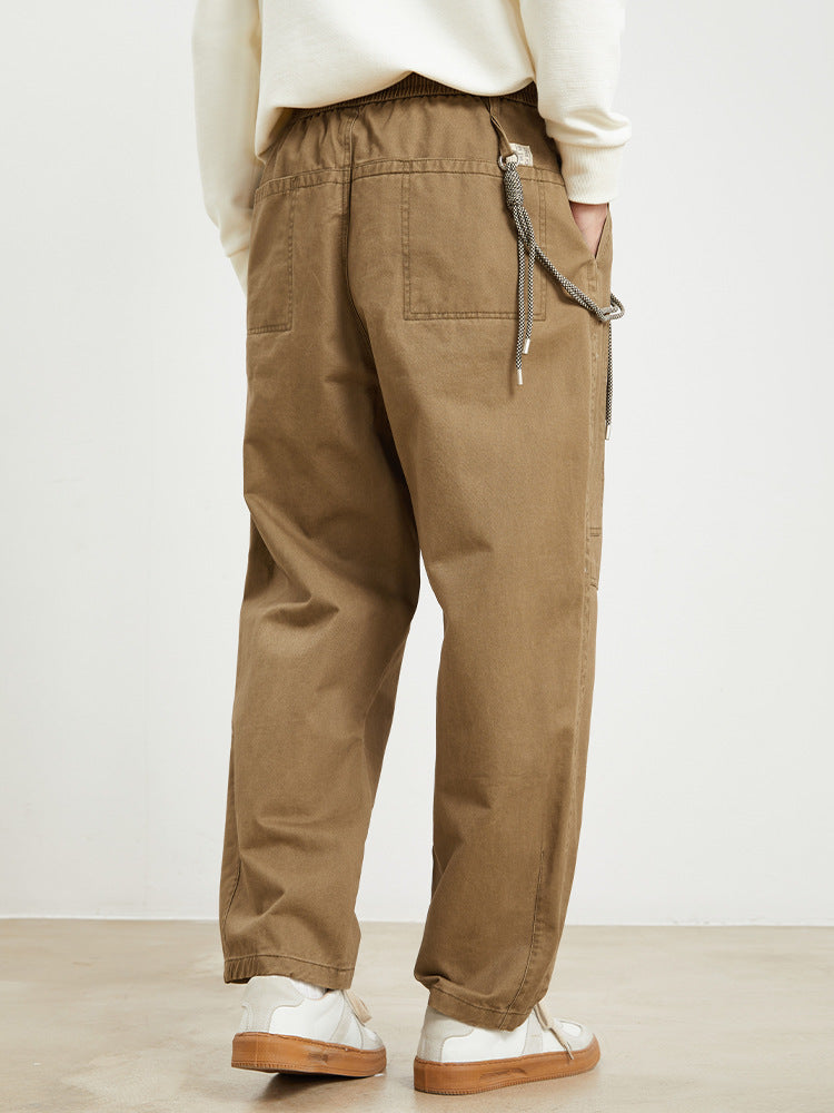 Men's Japanese-style Solid Color Overalls