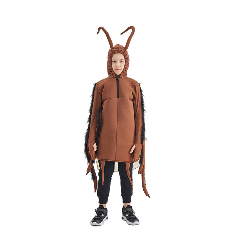 Halloween Carnival Party Performance Wear Stage Cosplay Children Cockroach One-piece Costume