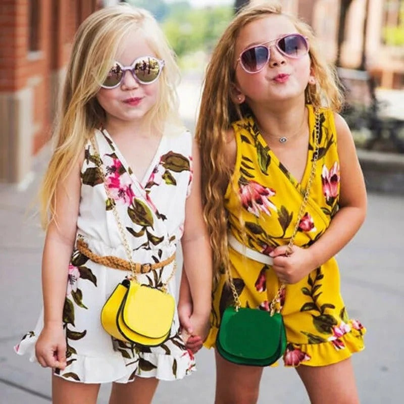 Summer Girls baby girl Floral Outfits Clothes