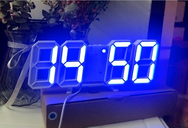 3D Luminous LED Digital Clock, Simple And Versatile At Home