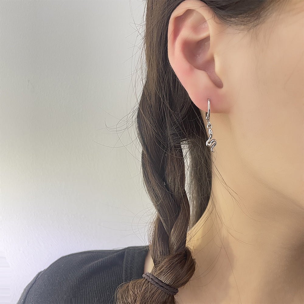 Creative Fashion Long Snake Earrings