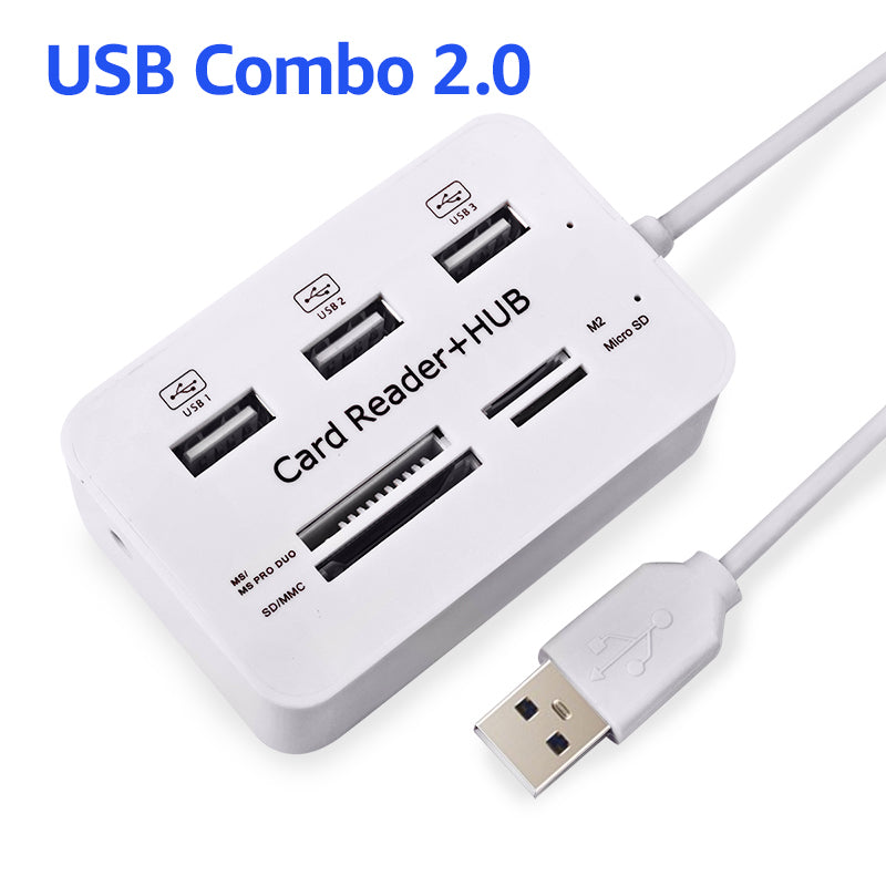 USB 2.0 HUB Hub Multi-Card Reader