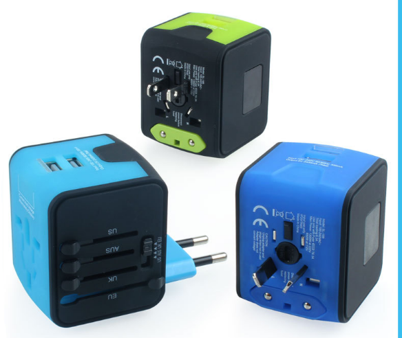 Multi-function Conversion Socket Dual USB Charger