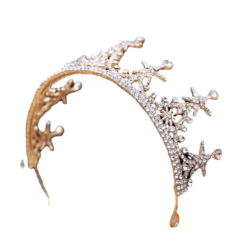 High-grade Alloy Luxury Atmosphere Bridal Crown Headdress