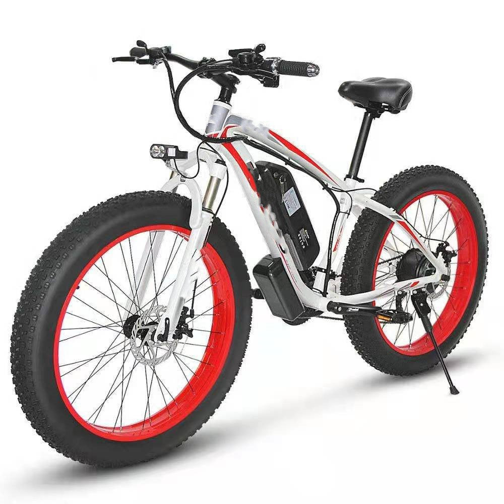 Electric Bicycle Lithium Tram Snow Electric Mountain Bike 21 Speed