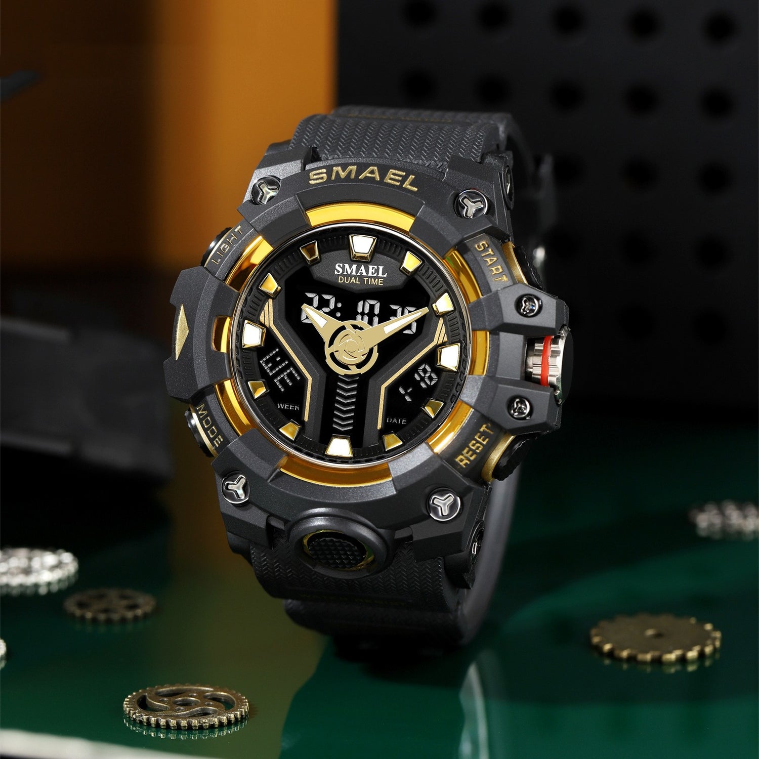 Waterproof Multifunctional Quartz Electronic Watch