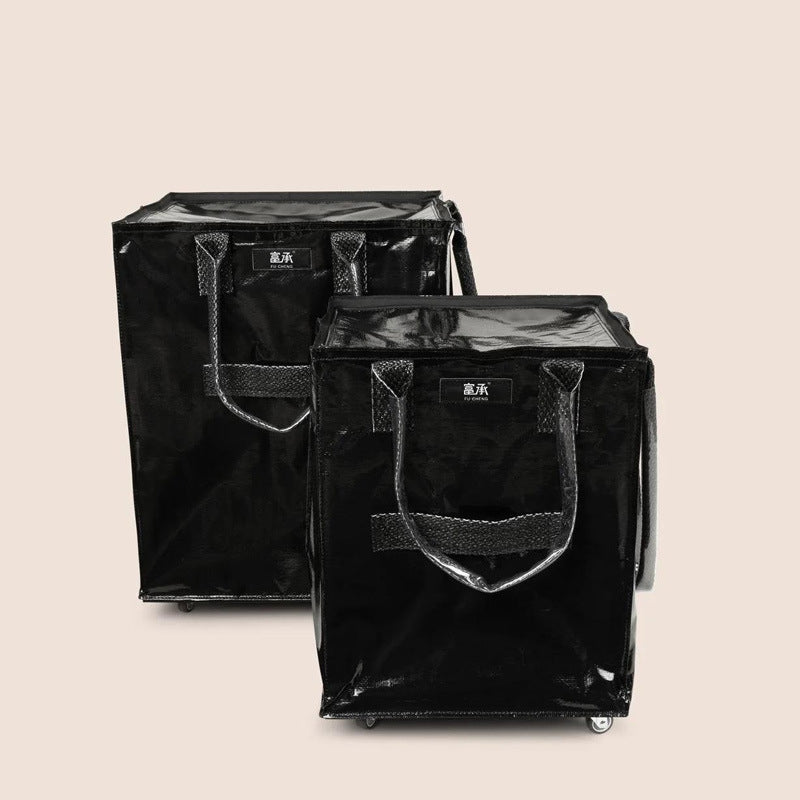 Thickened Shopping Cart Shopping Cart Folding Luggage Bag